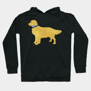 Golden Retriever Preppy Silhouette Hoodie